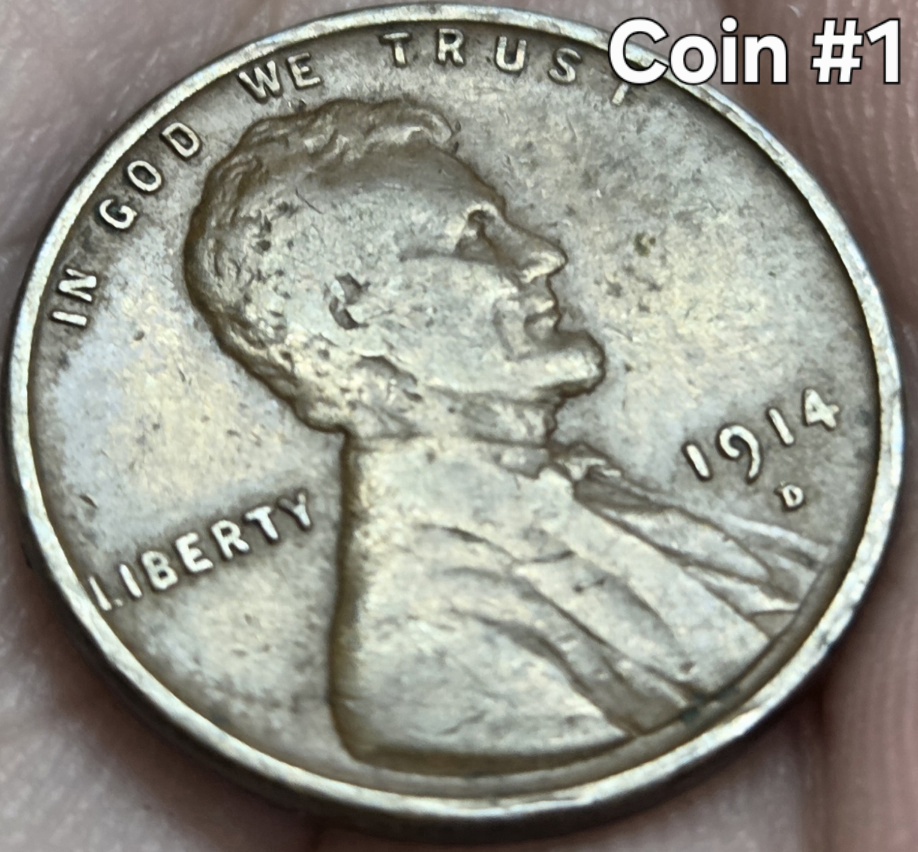 1914-D-Lincoln-Cents,-Genuine-Or-Counterfeit?